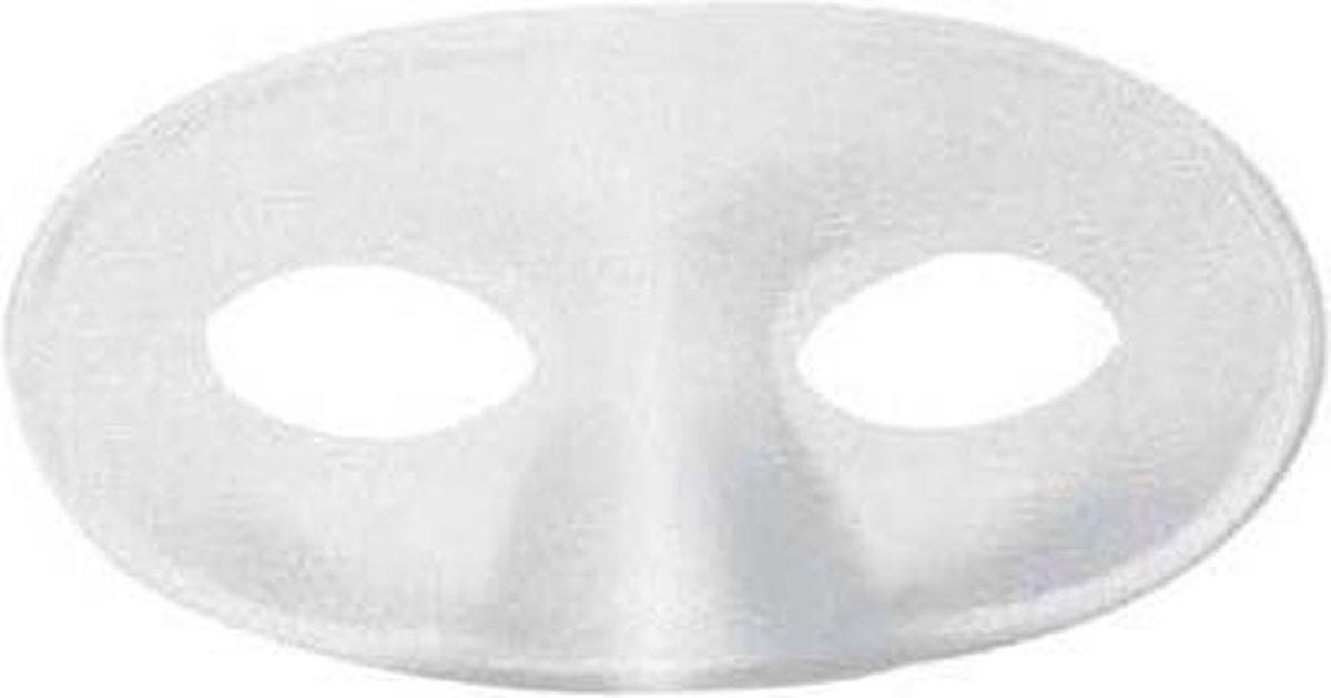 WIDMANN - Wit halfmasker voor kinderen - Maskers > Masquerade masker